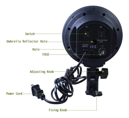Kit De Iluminacion Softbox 50x70+tripode De1.90 Socket X4