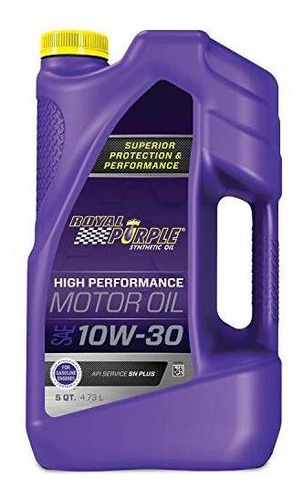 Royal Purple 51130 Api-licencia Sae 10w-30 Sintético De Alto