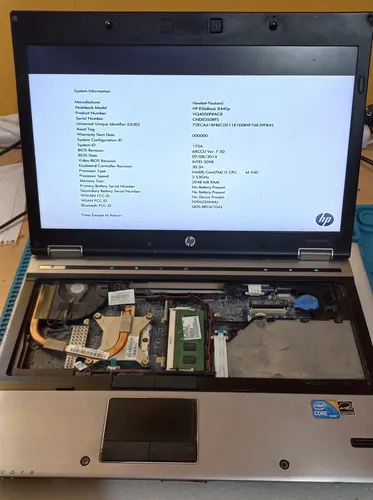 4 Equipos Noteb Hp 8440- I5-m520- Funcionan A Completar/repa (Usado)