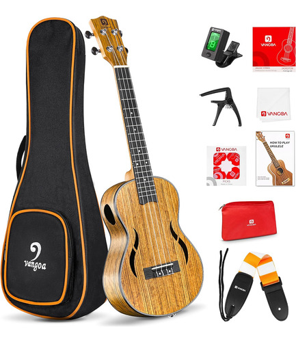 Vangoa Tenor Ukulele 26 Pulgadas Madera De Nogal Hawaii ...