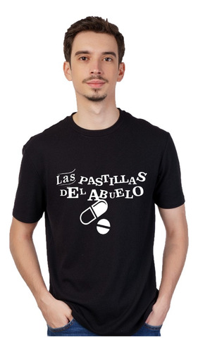 Remera Las Pastillas Del Abuelo - Manga Corta Unisex - Id_02