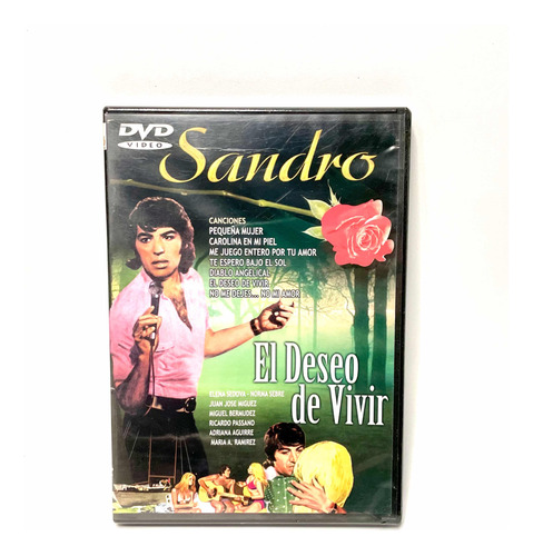 Sandro Dvd. El Deseo De Vivir. Nuevo