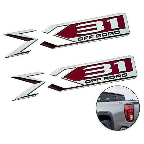 Conjunto De Pares De Emblemas Todoterreno Sierra 1500 X31 En