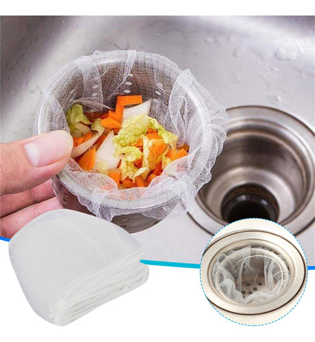 Filtro Desechable De 200 Piezas Para Fregadero De Cocina, Ma