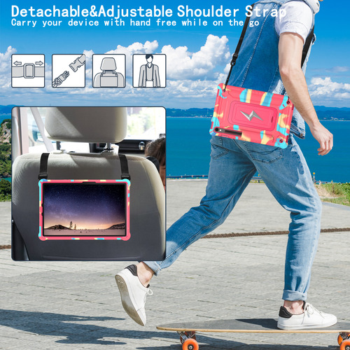 Funda Para Samsung Galaxy Tab S10 S9 Fe S8 S7 Kids, Funda Protectora Para Tableta Con Soporte Plegable
