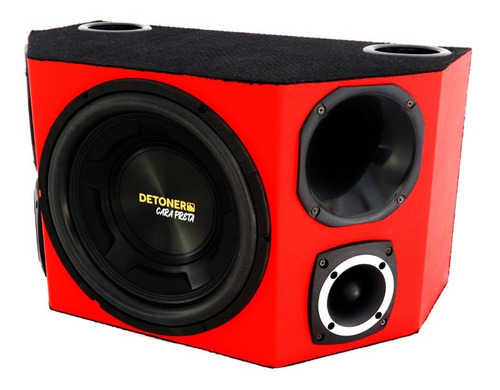 Caixa Trio Detoner 12 Cara Preta Completa + Modulo Digital