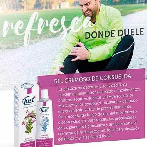 Imagen 7 de 7 de Gel De Consuelda 60g Producto Just Original Envío Gratis