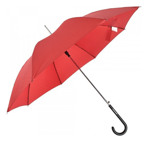 Guarda-chuva Automatico Fazzoletti 307 Cor Vermelho Desenho Do Tecido Liso