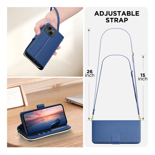 Funda De Piel Tipo Cartera Para Samsung Galaxy S22 Ultra S22 Plus