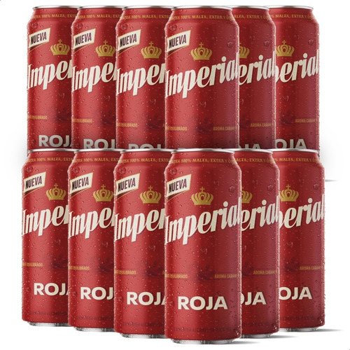 Cerveza Imperial Roja Lata Pack X12 Unidades