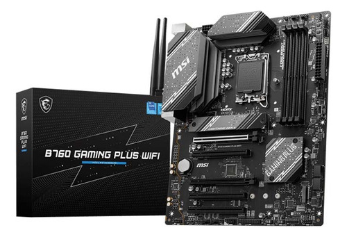 Board - Msi B760 Gaming Plus - Atx - Intel 13th Gen Color Negro