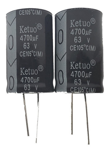 10x Capacitor Eletrolítico 4.700uf 63v Pronta Entrega 