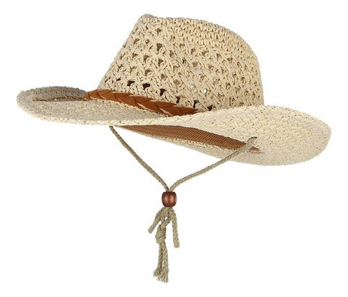 Sombrero De Paja Sombrero De Sol Estilo De Vaquero Occidenta