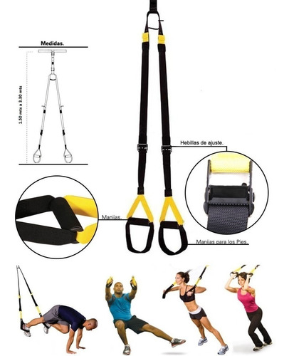 Imagen 4 de 10 de Sistema De Suspension Sportisimo Tipo Trx - Bandas Ejercicio