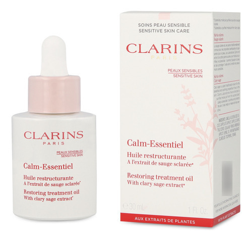 Aceite Facial Clarins Calm-essentiel Restoring Treatment Oil Tipo De Piel Todo Tipo De Piel