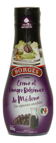 Borges Crema De Vinagre Balsamica De Modena 250 Ml