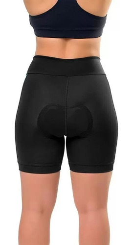 Imagem 2 de 3 de Bermuda Ciclismo Elite 129003 Feminina - Preto