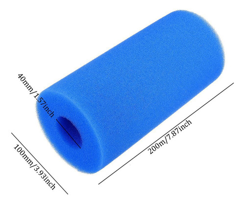 N 3 Filtros De Baño De Esponja Reutilizables 200*40*100mm