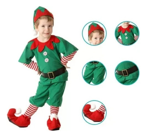 Trajes De Navidad Niños Trajes De Año Nuevo Duende Agregar A Favoritos