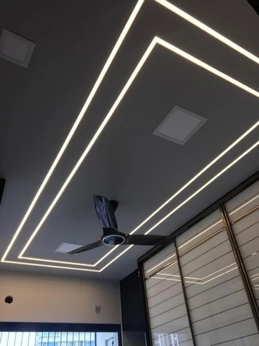 13 Barras 2m Perfil Alumínio Branco 25mm Embutir Nobre Gesso