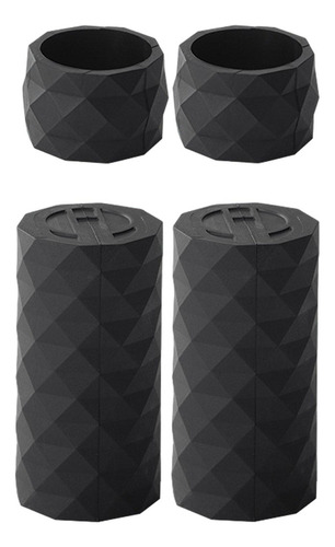 2 X 4 Uds Cintas Para Manillar De Bicicleta Funda Para Negro