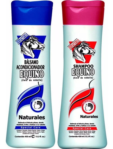 Kit Shampoo + Acondiciondor Lissia Equino Cola Caballo 850ml