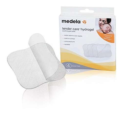 Set De 4 Almohadillas Calmantes En Gel Medela Reutilizables