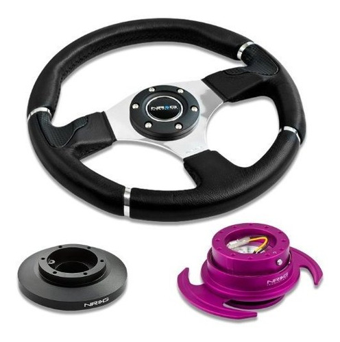 Volante De Auto, Nrg Innovations Combo De Volante De Carrera