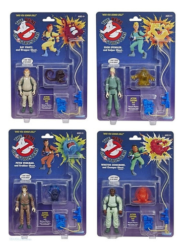 Ghostbusters Set De 4 Figuras Principales Coleccion Hasbro