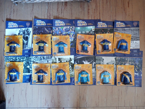 Coleccion Completa 12 Camisetas De Boca Pasion X Los Colores