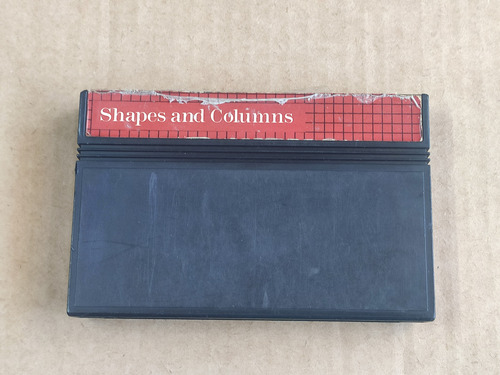 Shapes And Columns -- 100% Original -- Sega Master System (Usado)