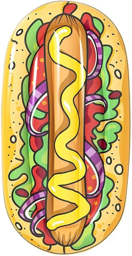 Colchoneta Flotador Inflable Pileta Hot Dog Bestway 43248