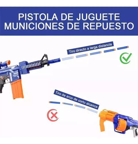 400 Dardos Bala De Repuesto 7.2cm Para Nerf N-strike Elite