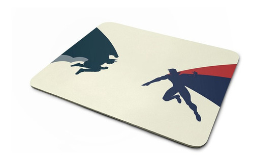 Mousepad Batman X Superman Iii Geek Cor Branco