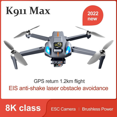 Imagen 2 de 10 de Dron K911 Max Gps 8k Con Cámara Dual Hd Profesional