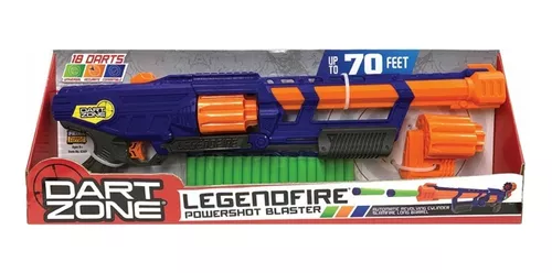 Escopeta Lanza Dardos Dart Zone Legend Fire Arma Juguete