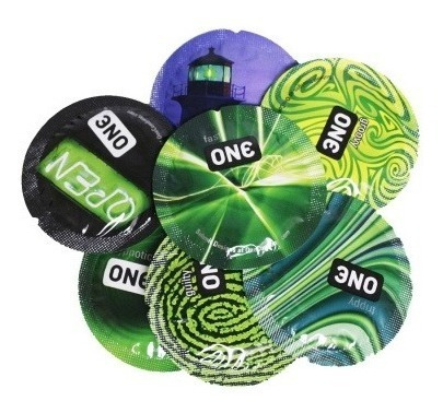 Condones Fosforescentes One Glowing Pleasures 24 Piezas