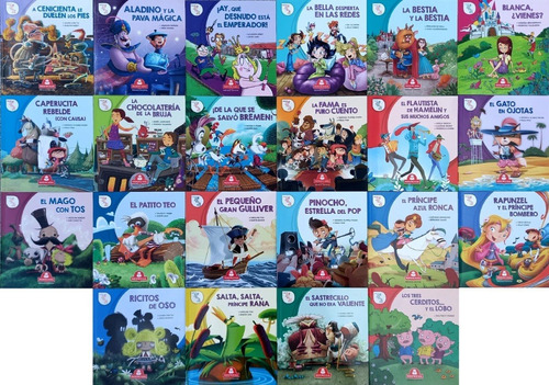 Lote X 4 Libros Infantiles Versionaditos Riderchail Clasico