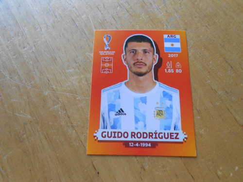 Figuritas Qatar - Guido Rodriguez - Panini - Original