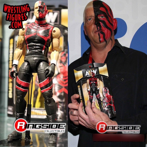 Aew Dustin Rhodes Boneco Jazwares Goldust Wwe Novo Original