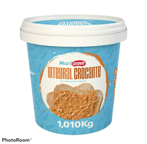 Imagem 1 de 3 de Manicrem Pasta De Amendoim Integral 100% Amendoim - 1kg
