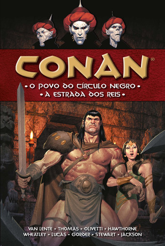 Conan - volume 11: O povo do círculo negro, de Hawthorne, Mike. Editora Edições Mythos Eireli, capa dura em português, 2017