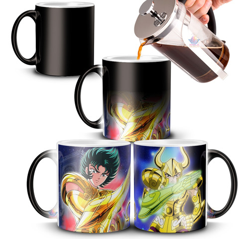 Taza Magica Capricornio Shura Saint Seiya Caballeros Zodiaco