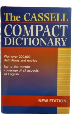 The Cassell Compact Dictionary Ed 1998 Hardcover