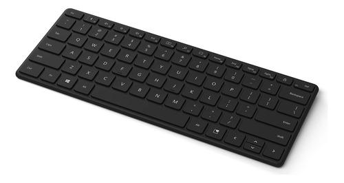 Teclado Microsoft Compacto Negro Mate