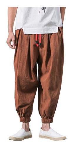 Pantalones De Hombre Pantalones Harén De Color Suelto Pantal Pantalones De Hombre Pantalones Harén De Color Suelto Pantal