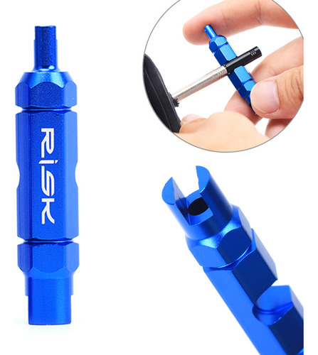 Herramienta De Válvula Para Bicicleta Risk Core Tube Bike Va