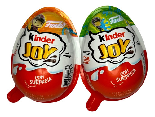 Kit 2 Kinder Joy Supresa Chocolate Criança Boneco Brinquedo