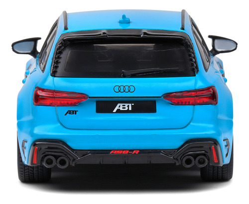Miniatura Audi Rs6-r Avant (c8) Abt 2022 Azul Miami 1:43 Solido