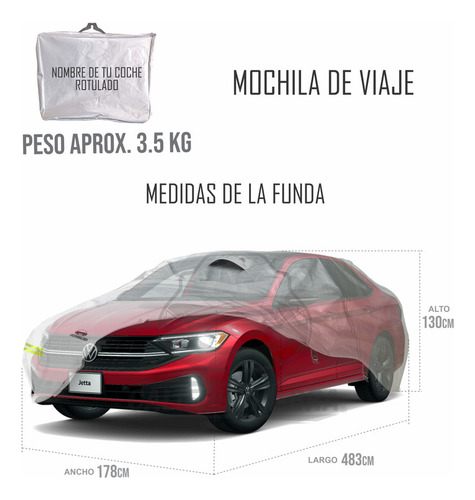 Funda Cubierta Lona Cubre Afelpada Nissan Sentra 2010 11 12